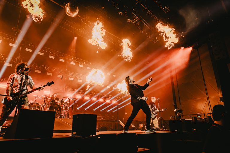 Shinedown performing live at AEC Theatre in Adelaide